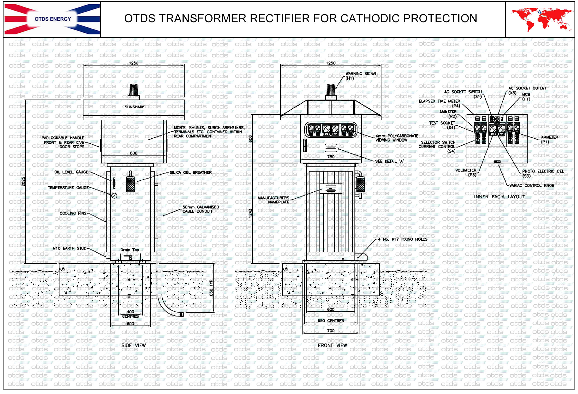 rectifier cathodic otds